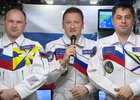 Сергей Микаев, Сергей Кудь-Сверчков, Андрей Федяев. Скриншот видео Роскосмоса