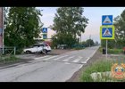 ДТП. Скриншот видео Госавтоинспекции по Иркутской области