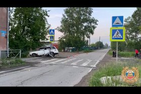 ДТП. Скриншот видео Госавтоинспекции по Иркутской области