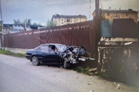 Авария в Бодайбо. Фото Госавтоинспекции Иркутской области