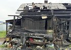 Сгоревший дом. Фото пресс-службы ГУ МЧС России по Иркутской области