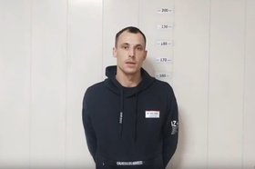 Один из задержанных. Скриншот видео пресс-службы ГУ МВД России по Иркутской области