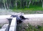 Место ДТП. Фото пресс-службы Госавтоинспекции Иркутской области