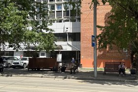 Место, где ранее располагался торговый павильон. Фото IRK.ru