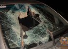 Автомобиль после ДТП. Скриншот видео Госавтоинспекции Иркутской области