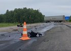 Место аварии. Скриншот видео пресс-службы Госавтоинспекции Иркутской области