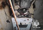 Квартира, где произошел пожар. Фото ГУ МЧС России по Иркутской области