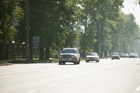 Автомобили на дороге. Фото Маргариты Романовой, IRK.ru