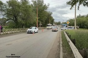 Авария в Черемхово. Фото Госавтоинспекции Иркутской области