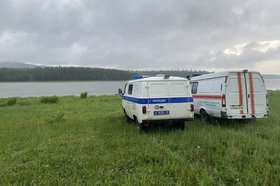 Водоем. Фото пресс-службы ГУ МВД России по Иркутской области