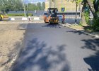 Укладка асфальта. Фото пресс-службы администрации Иркутска