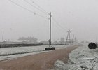 Снег в селе Менза. Фото Анастасии Арефьевой из соцсетей администрации Красночикойского округа