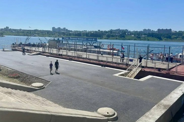 Причал после ремонта. Фото пресс-службы Восточно-Сибирской транспортной прокуратуры