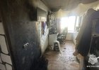 Сгоревшая комната. Фото пресс-службы ГУ МЧС России по Иркутской области