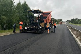 Дорога. Фото Дирекции по строительству и эксплуатации автомобильных дорог Иркутской области