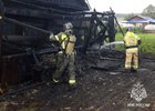 Пожарные. Фото пресс-службы ГУ МЧС России по Иркутской области