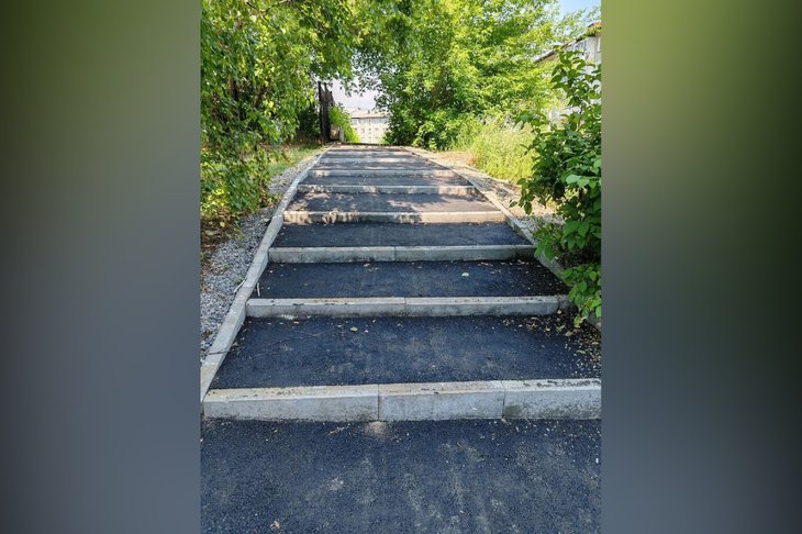 Отремонтированный участок. Фото пресс-службы городской думы