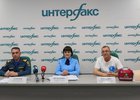 Пресс-конференция. Фото пресс-службы ГУ МЧС по Иркутской области