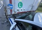 ДТП со служебным автомобилем. Фото ГУ МВД России по Иркутской области