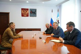 Встреча. Фото пресс-службы правительства Иркутской области