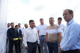 Рабочая поездка губернатора в Эхирит-Булагатский район. Фото пресс-службы правительства Иркутской области
