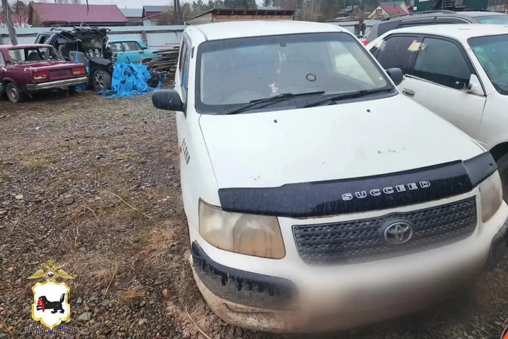 Конфискованный автомобиль. Фото пресс-службы ГУ МВД России по Иркутской области