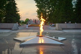 Вечный огонь. Фото Маргариты Романовой, IRK.ru