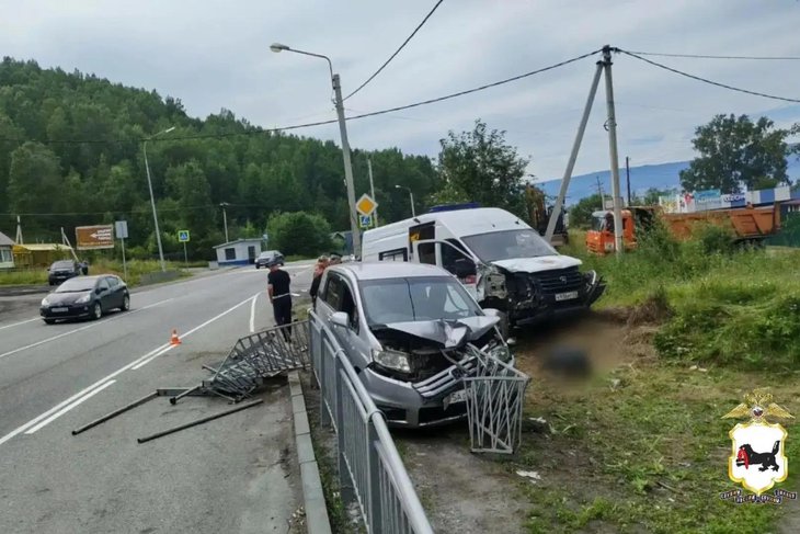 ДТП. Фото пресс-службы ГУ МВД по Иркутской области
