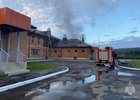 Пожар в больнице. Фото ГУ МЧС России по Иркутской области