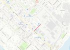 Место ремонта. Схема сделана в Яндекс. Конструктор карт