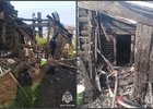 Последствия пожара. Фото ГУ МЧС России по Иркутской области