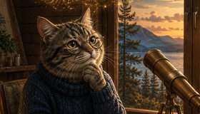 Знакомство с Большими Учёными Котами