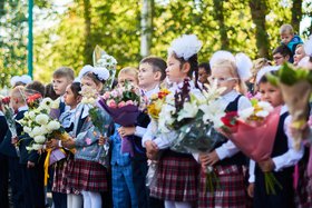 Первоклассники. Фото Маргариты Романовой, IRK.ru