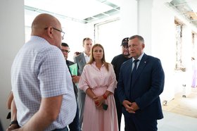 Рабочий визит Игоря Кобзева в Черемхово. Фото пресс-службы правительства Иркутской области