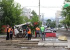 Дорожные работы. Фото пресс-службы мэрии Иркутска