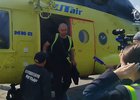 Эвакуированный летчик. Скриншот видео Восточного МСУТ СК России