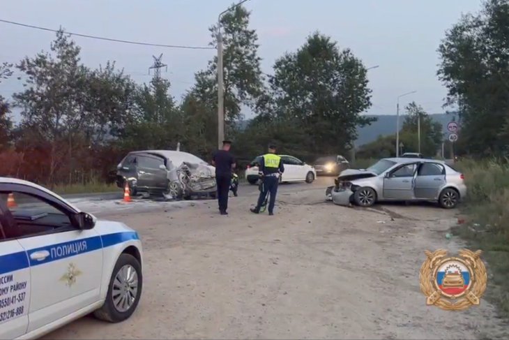 ДТП. Скриншот видео Госавтоинспекции региона