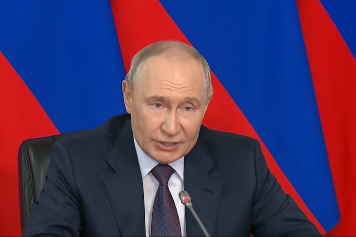 Владимир Путин. Скриншот видео пресс-службы Кремля