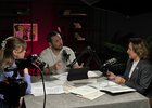 Съемки серии подкастов «Досье». Фото из сообщества проекта в соцсети «ВКонтакте»