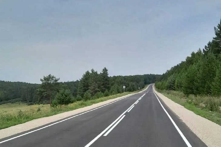 Дорога Залари — Жигалово. Фото из соцсетей АО «ДСИО»