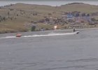Водоем. Скриншот видео пресс-службы ГУ МЧС России по Иркутской области