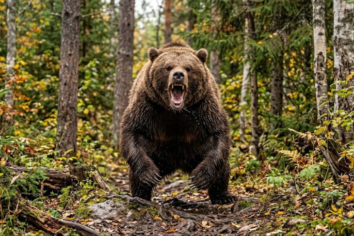 Медведь. Фото сгенерировано «Нано Банано Про»