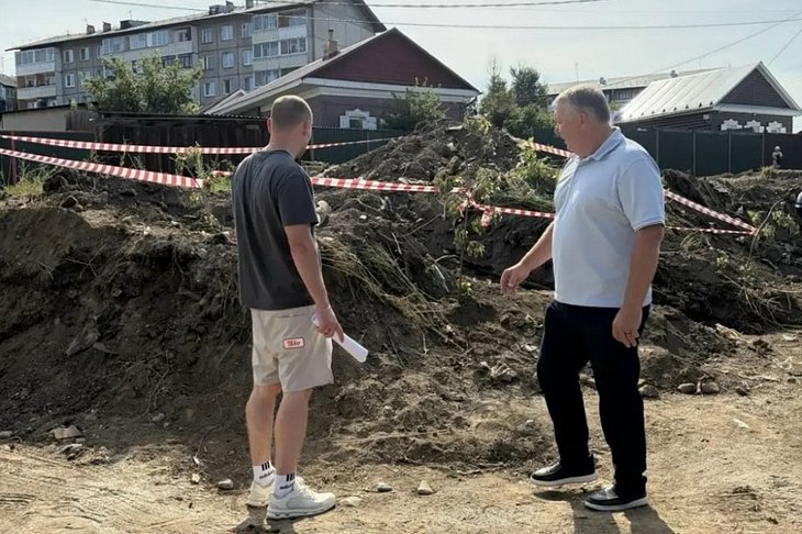 Работы в округе № 26. Фото пресс-службы думы Иркутска