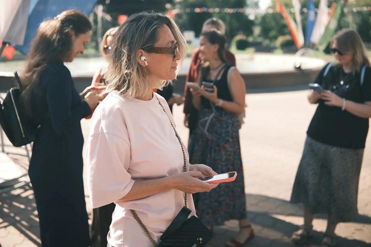 Презентация маршрута «Иркутск купеческий». Фото предоставлено театром кукол «Аистёнок»