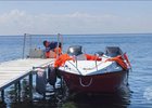 Катер. Фото ГУ МЧС России по Иркутской области