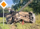 Автомобиль после ДТП. Скриншот видео пресс-службы Госавтоинспекции Иркутска