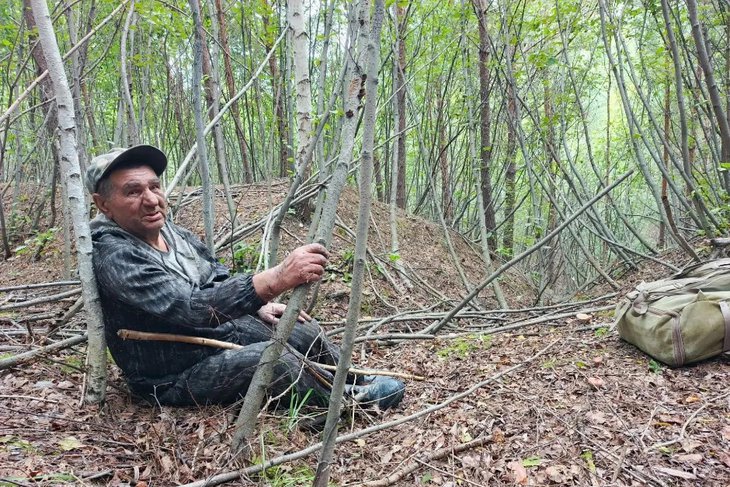Грибник. Фото пресс-службы ГУ МВД по Иркутской области