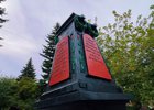 Памятник в Черемхово. Скриншот видео Вадима Семенова