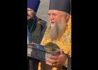 Встреча ковчега. Скриншот видео Иркутской епархии