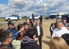 Собрание жителей. Фото пресс-службы администрации Иркутского округа